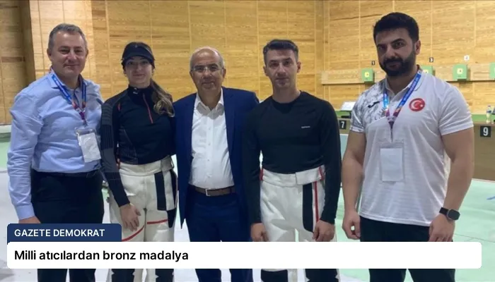 Milli atıcılardan bronz madalya