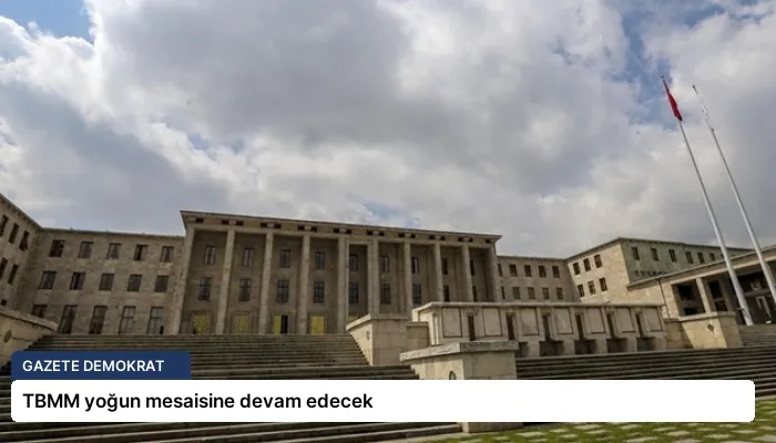 TBMM yoğun mesaisine devam edecek