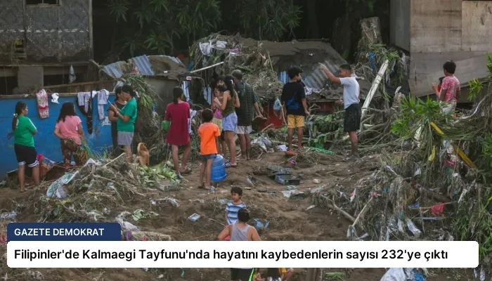 Filipinler’de Kalmaegi Tayfunu’nda hayatını kaybedenlerin sayısı 232’ye çıktı