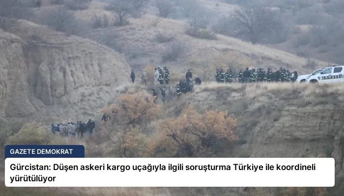 Gürcistan: Düşen askeri kargo uçağıyla ilgili soruşturma Türkiye ile koordineli yürütülüyor