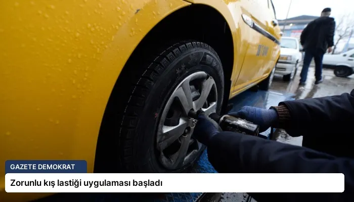 Zorunlu kış lastiği uygulaması başladı