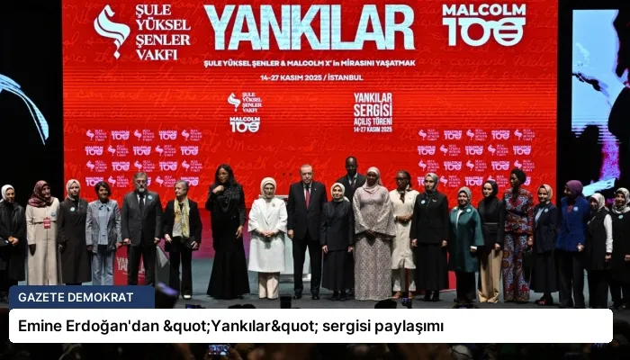Emine Erdoğan’dan "Yankılar" sergisi paylaşımı