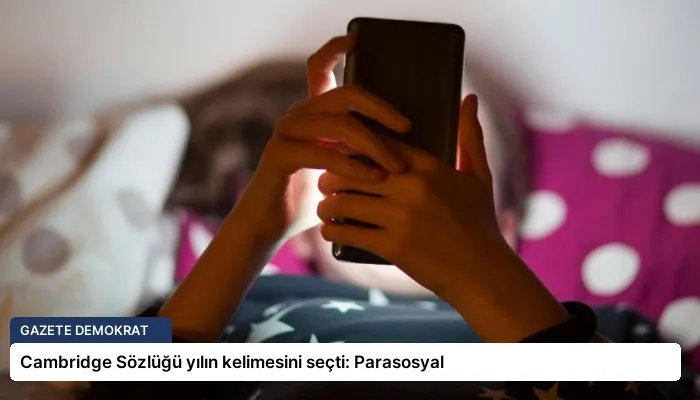 Cambridge Sözlüğü yılın kelimesini seçti: Parasosyal