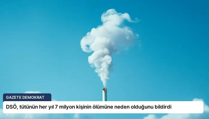 DSÖ, tütünün her yıl 7 milyon kişinin ölümüne neden olduğunu bildirdi