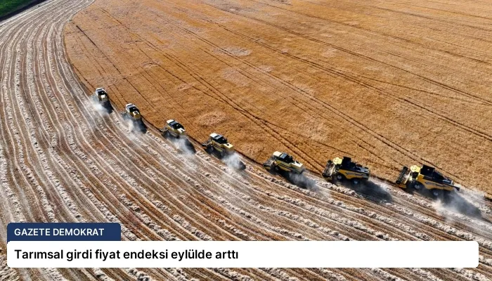 Tarımsal girdi fiyat endeksi eylülde arttı
