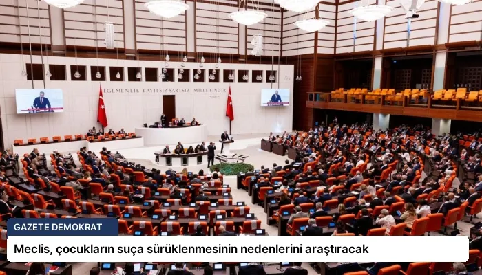Meclis, çocukların suça sürüklenmesinin nedenlerini araştıracak