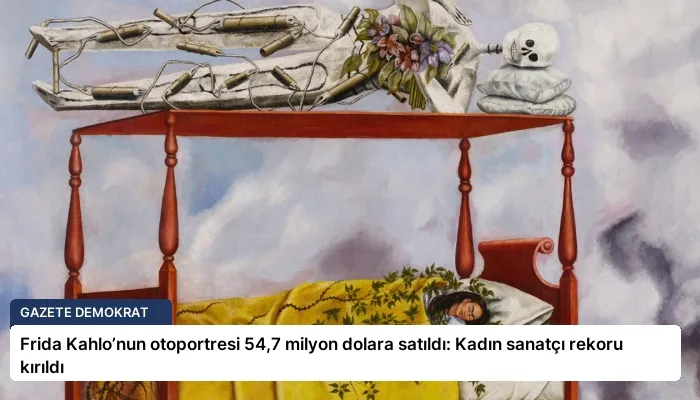Frida Kahlo’nun otoportresi 54,7 milyon dolara satıldı: Kadın sanatçı rekoru kırıldı