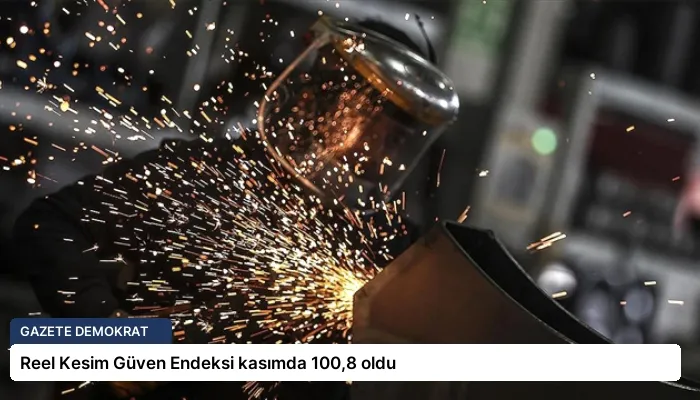 Reel Kesim Güven Endeksi kasımda 100,8 oldu
