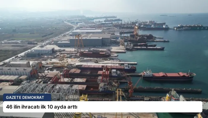 46 ilin ihracatı ilk 10 ayda arttı