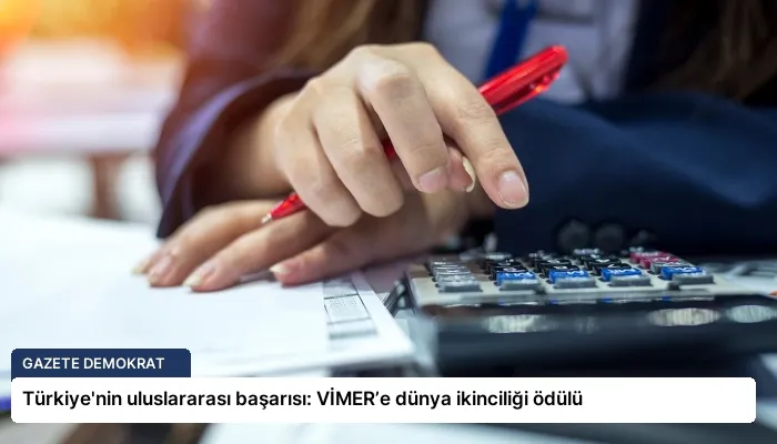 Türkiye’nin uluslararası başarısı: VİMER’e dünya ikinciliği ödülü