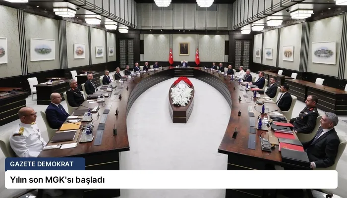 Yılın son MGK’sı başladı
