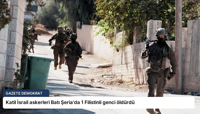 Katil İsrail askerleri Batı Şeria’da 1 Filistinli genci öldürdü