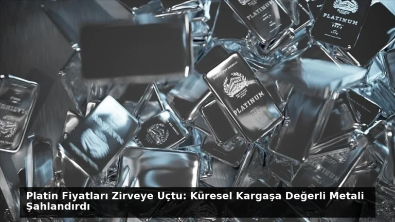 Platin Fiyatları Zirveye Uçtu: Küresel Kargaşa Değerli Metali Şahlandırdı