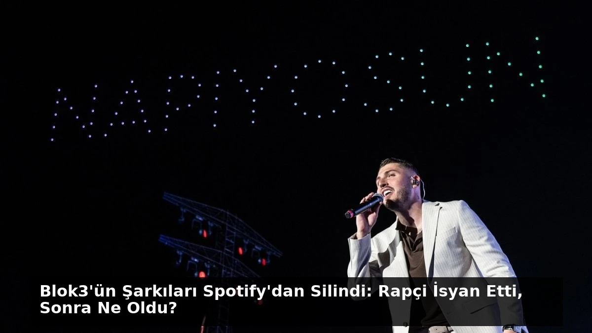 Blok3’ün Şarkıları Spotify’dan Silindi: Rapçi İsyan Etti, Sonra Ne Oldu?