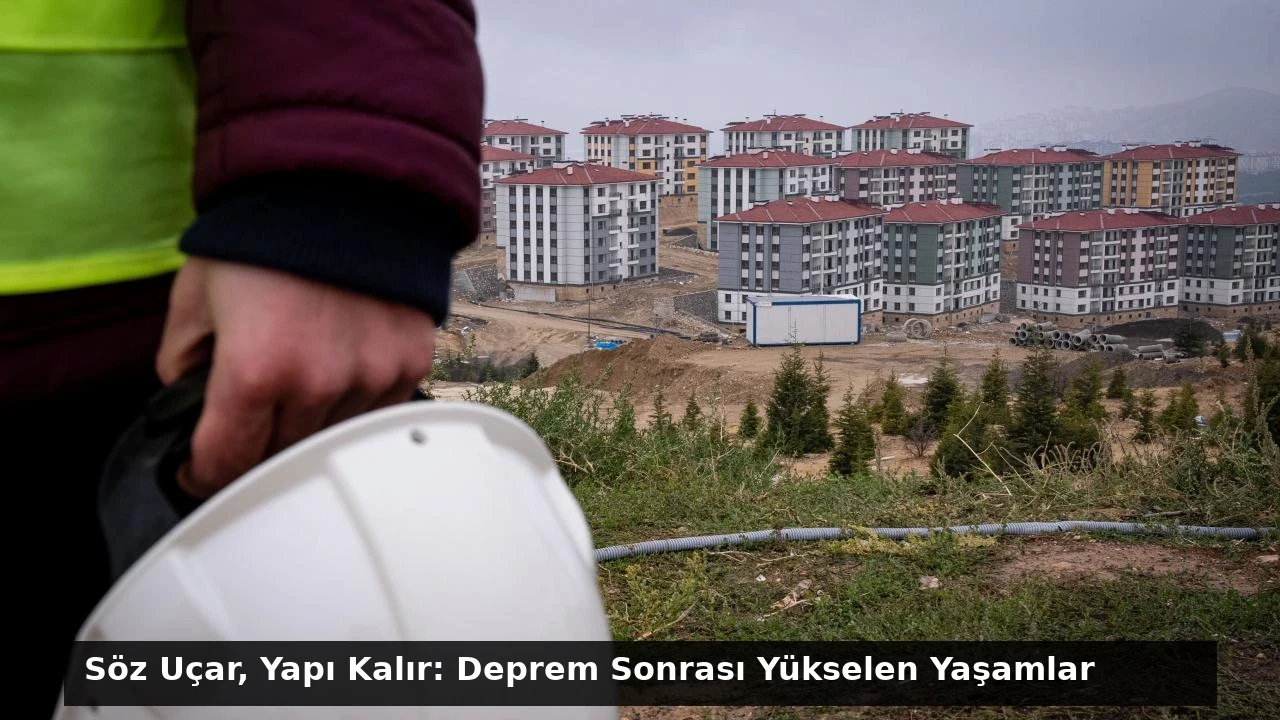 Söz Uçar, Yapı Kalır: Deprem Sonrası Yükselen Yaşamlar