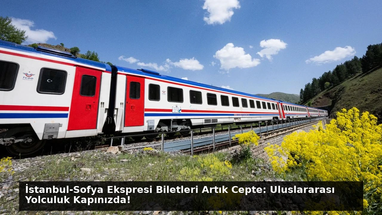İstanbul-Sofya Ekspresi Biletleri Artık Cepte: Uluslararası Yolculuk Kapınızda!