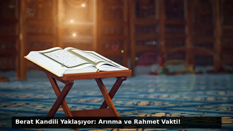 Berat Kandili Yaklaşıyor: Arınma ve Rahmet Vakti!