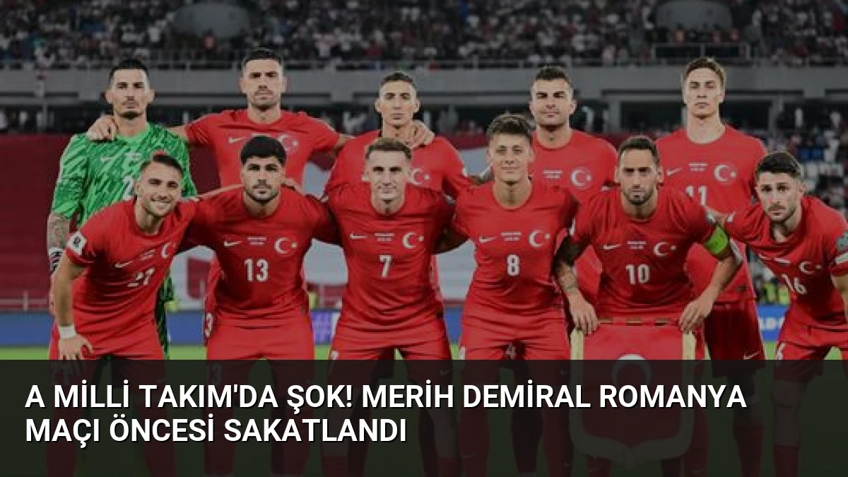 A Milli Takım’da Şok! Merih Demiral Romanya Maçı Öncesi Sakatlandı