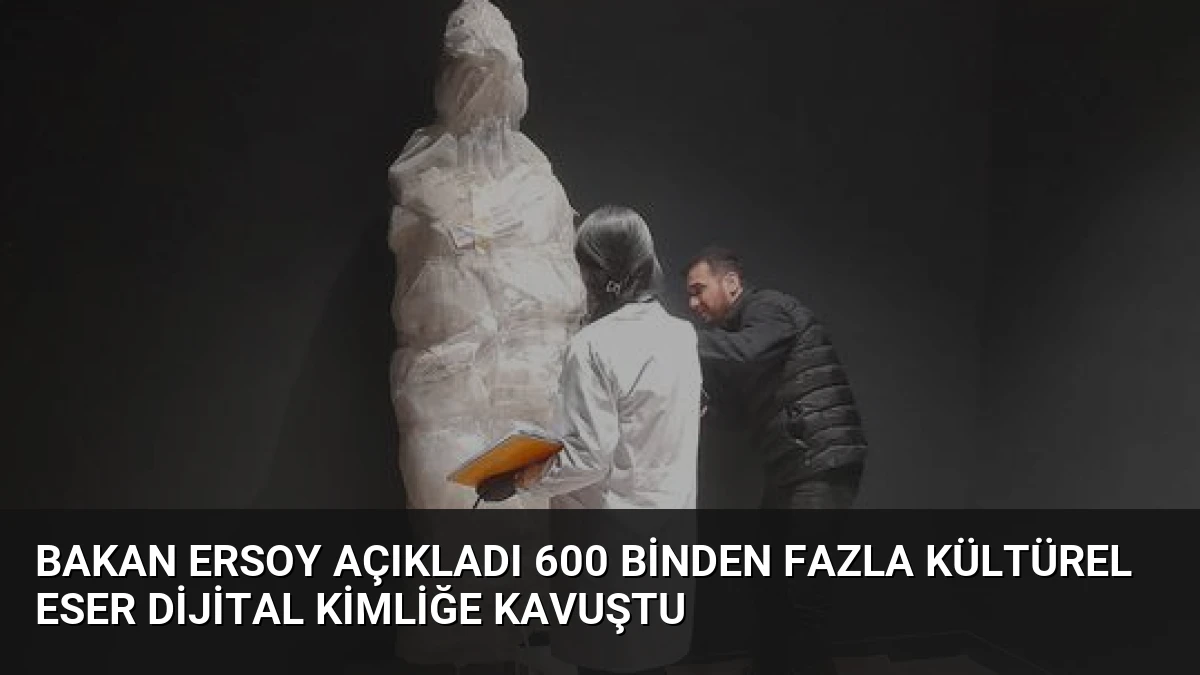 Bakan Ersoy Açıkladı 600 Binden Fazla Kültürel Eser Dijital Kimliğe Kavuştu