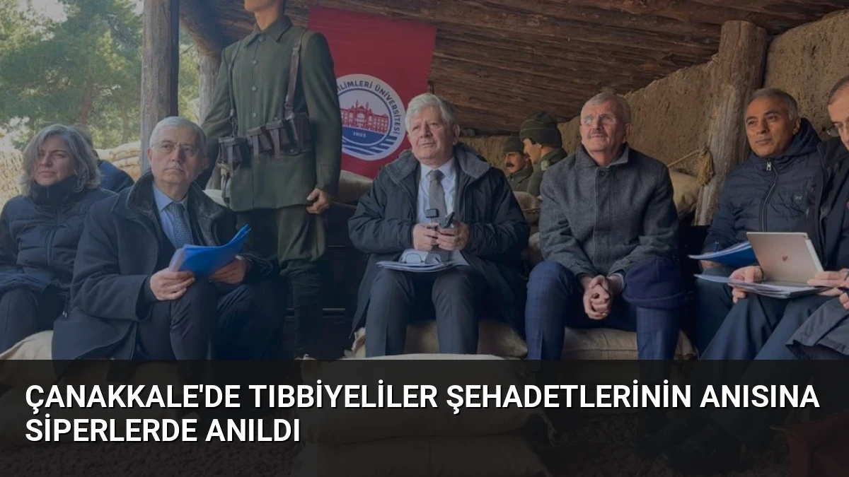 Çanakkale’de Tıbbiyeliler Şehadetlerinin Anısına Siperlerde Anıldı