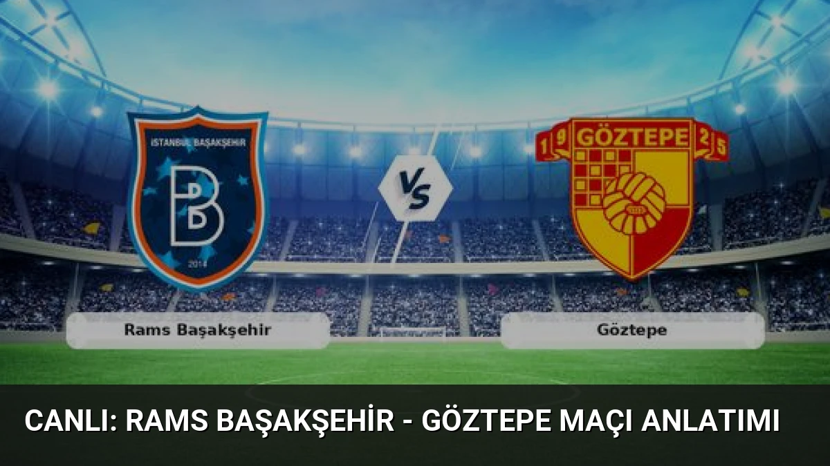 CANLI: Rams Başakşehir – Göztepe Maçı Anlatımı