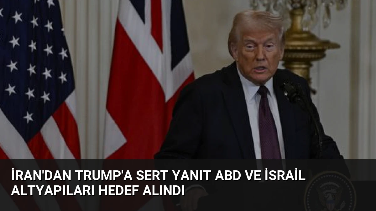 İran’dan Trump’a Sert Yanıt ABD ve İsrail Altyapıları Hedef Alındı