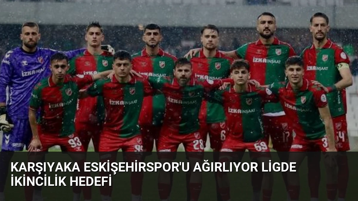 Karşıyaka Eskişehirspor’u Ağırlıyor Ligde İkincilik Hedefi