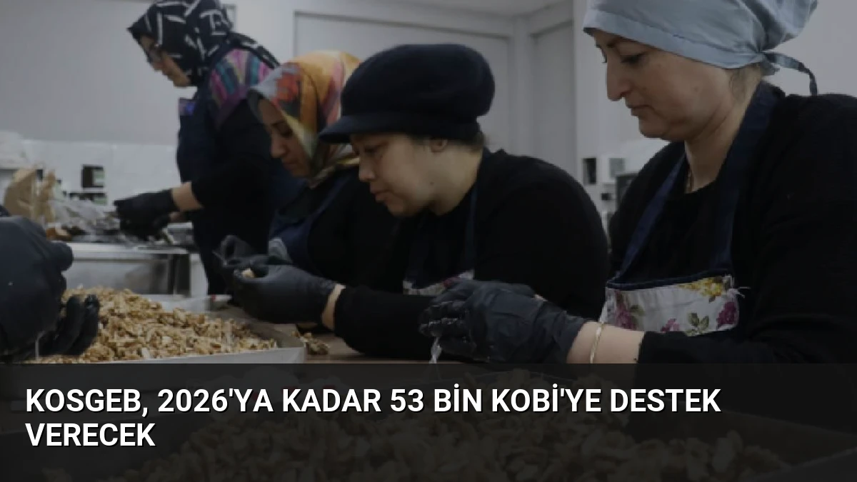 KOSGEB, 2026’ya Kadar 53 Bin KOBİ’ye Destek Verecek