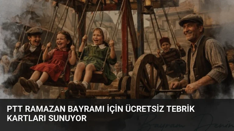 PTT Ramazan Bayramı İçin Ücretsiz Tebrik Kartları Sunuyor