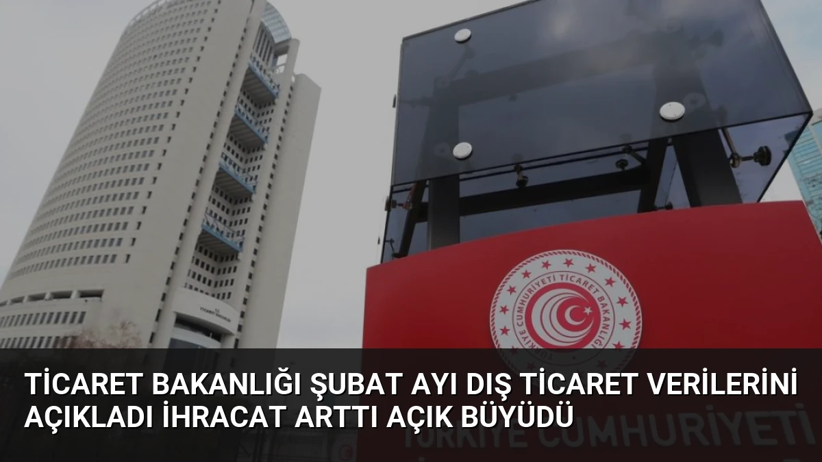 Ticaret Bakanlığı Şubat Ayı Dış Ticaret Verilerini Açıkladı İhracat Arttı Açık Büyüdü