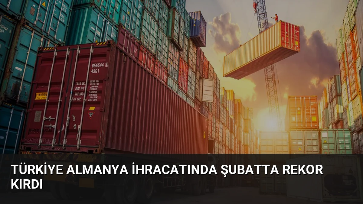 Türkiye Almanya İhracatında Şubatta Rekor Kırdı