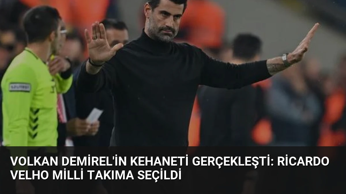 Volkan Demirel’in Kehaneti Gerçekleşti: Ricardo Velho Milli Takıma Seçildi