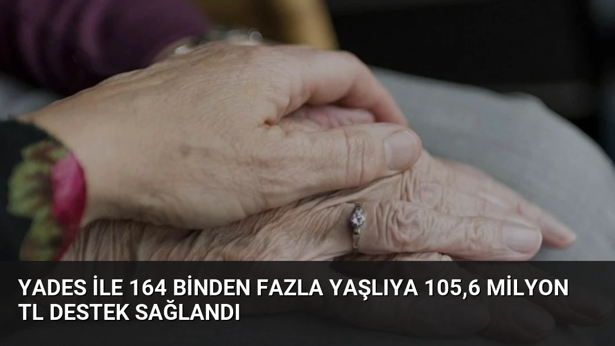 YADES ile 164 Binden Fazla Yaşlıya 105,6 Milyon TL Destek Sağlandı