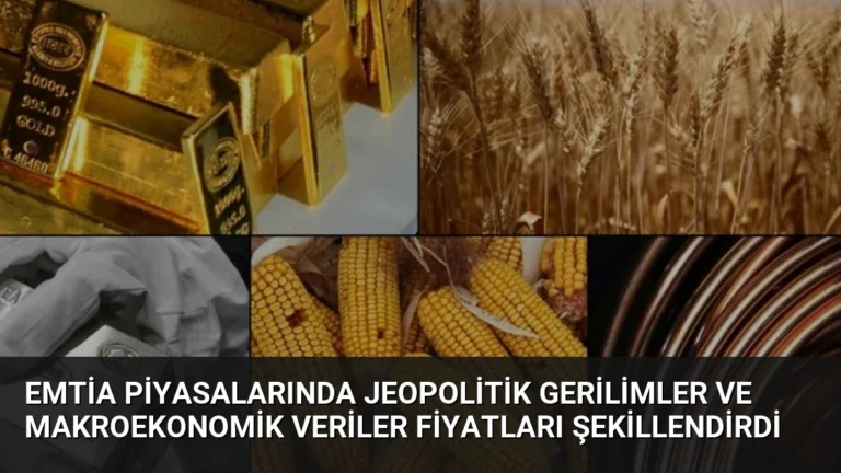 Emtia Piyasalarında Jeopolitik Gerilimler ve Makroekonomik Veriler Fiyatları Şekillendirdi