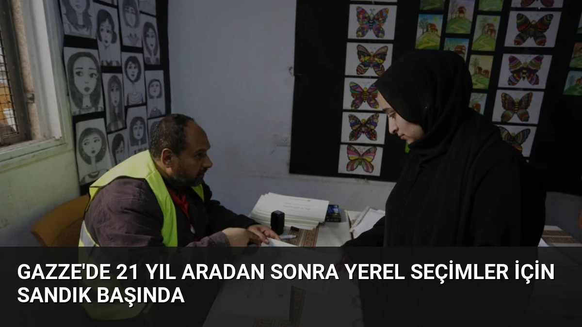 Gazze’de 21 Yıl Aradan Sonra Yerel Seçimler İçin Sandık Başında