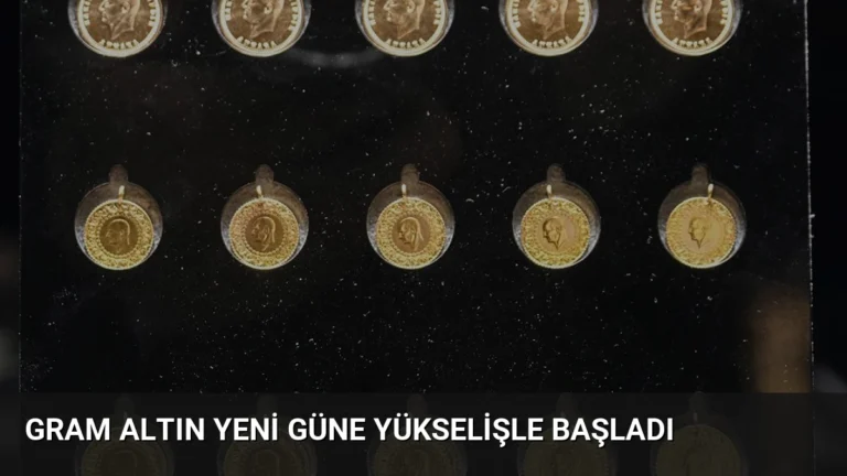 Gram Altın Yeni Güne Yükselişle Başladı