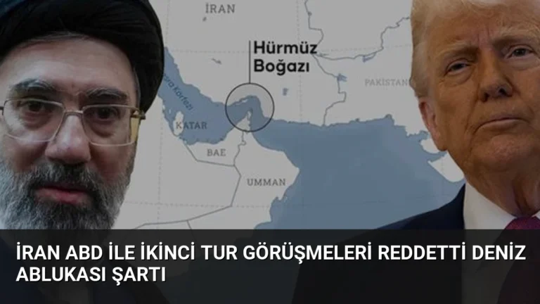 İran ABD ile ikinci tur görüşmeleri reddetti deniz ablukası şartı