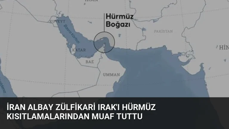İran Albay Zülfikari Irak’ı Hürmüz Kısıtlamalarından Muaf Tuttu
