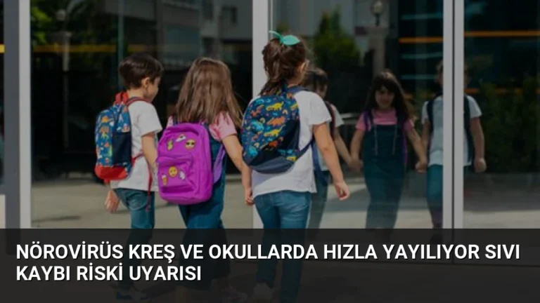 Nörovirüs Kreş ve Okullarda Hızla Yayılıyor Sıvı Kaybı Riski Uyarısı