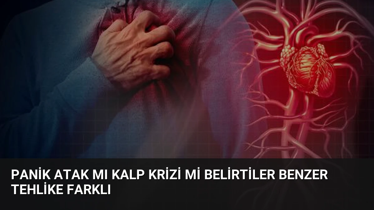 Panik Atak mı Kalp Krizi mi Belirtiler Benzer Tehlike Farklı