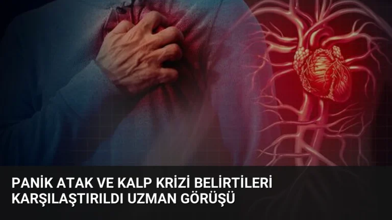 Panik Atak ve Kalp Krizi Belirtileri Karşılaştırıldı Uzman Görüşü
