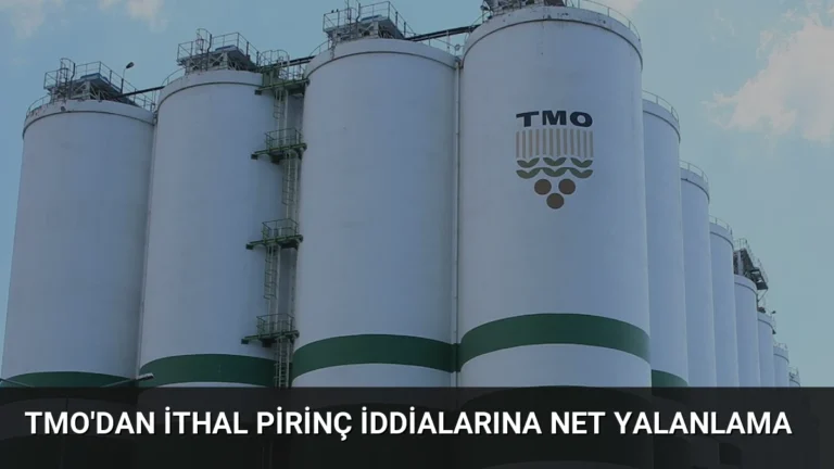 TMO’dan İthal Pirinç İddialarına Net Yalanlama