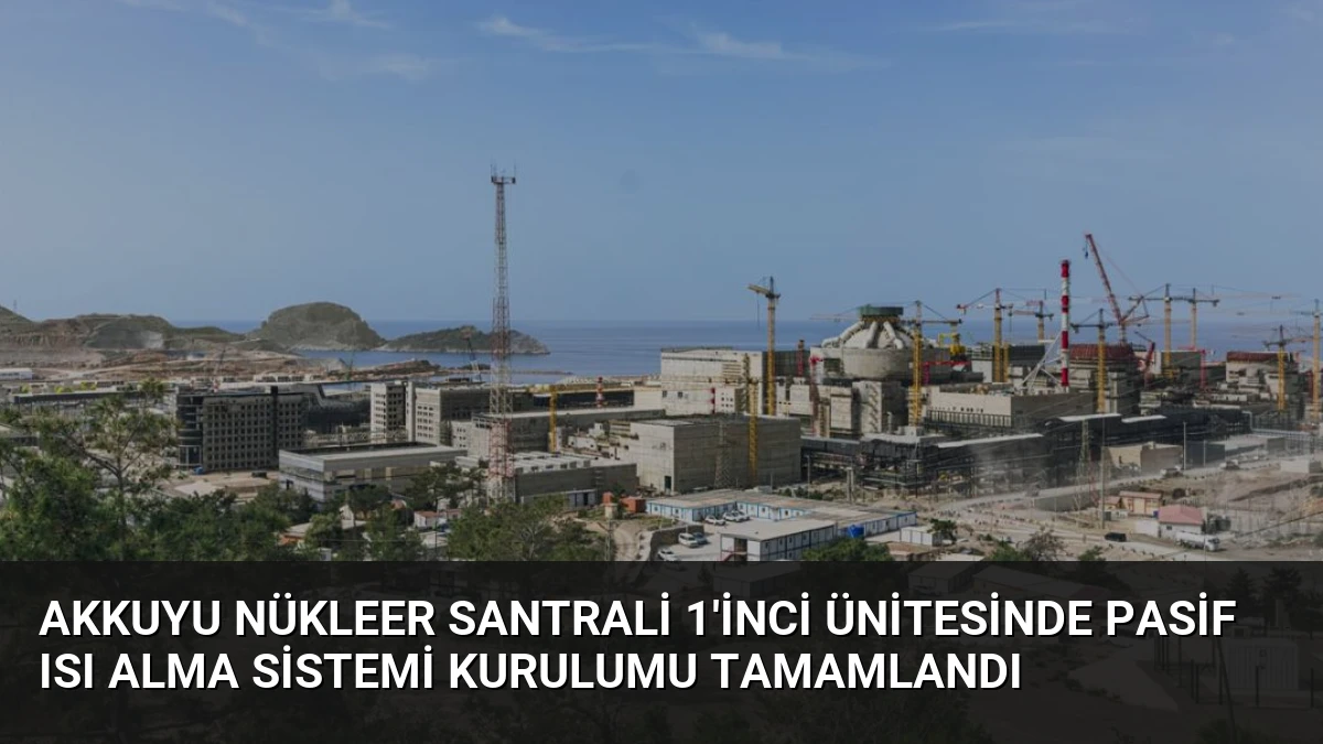 Akkuyu Nükleer Santrali 1’inci Ünitesinde Pasif Isı Alma Sistemi Kurulumu Tamamlandı