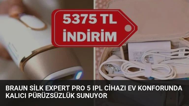 Braun Silk Expert Pro 5 IPL Cihazı Ev Konforunda Kalıcı Pürüzsüzlük Sunuyor