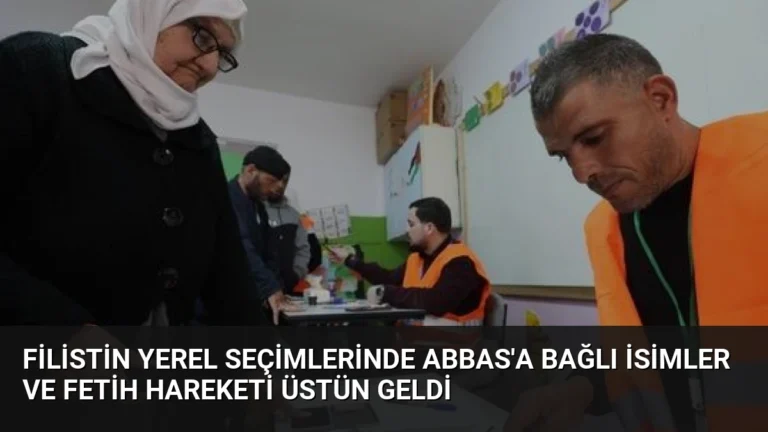 Filistin Yerel Seçimlerinde Abbas’a Bağlı İsimler ve Fetih Hareketi Üstün Geldi