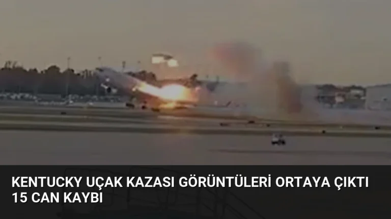 Kentucky Uçak Kazası Görüntüleri Ortaya Çıktı 15 Can Kaybı