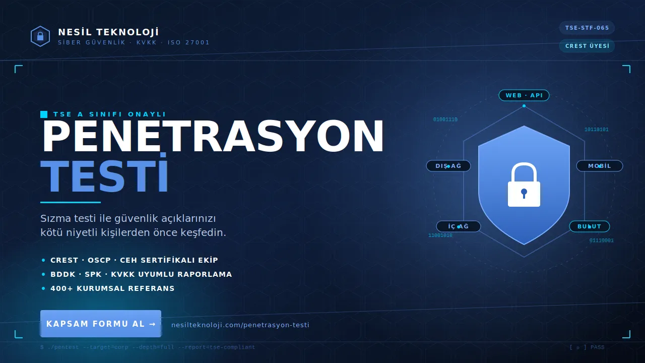 Pentest Stratejisi Red Team Farkı Ekip Seçimi ve Süreklilik