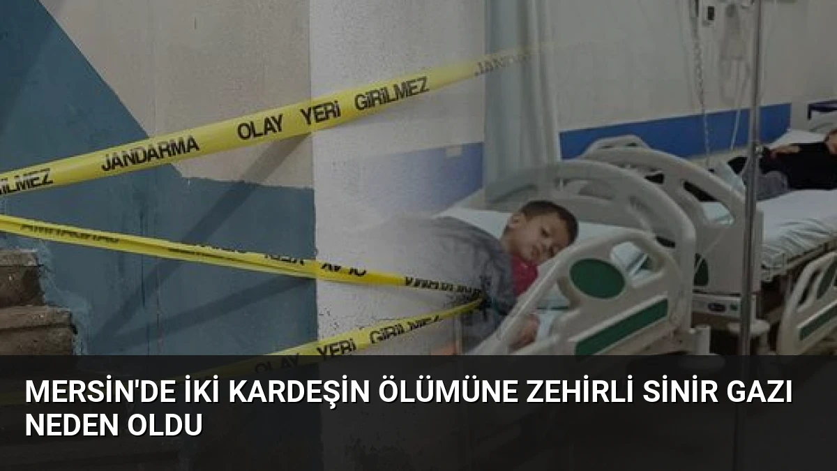 Mersin’de İki Kardeşin Ölümüne Zehirli Sinir Gazı Neden Oldu