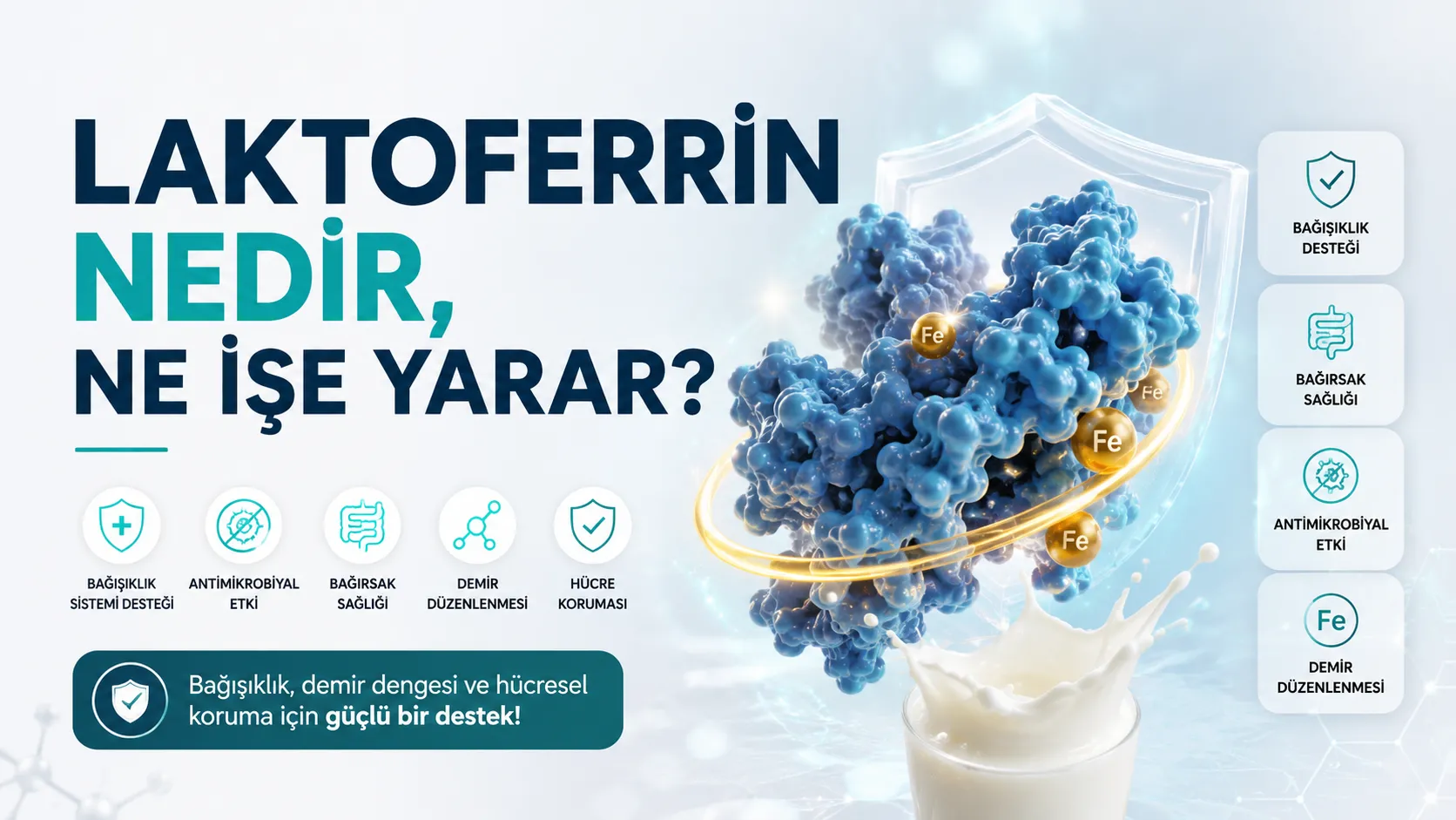 Laktoferrin Nedir, Ne İşe Yarar?