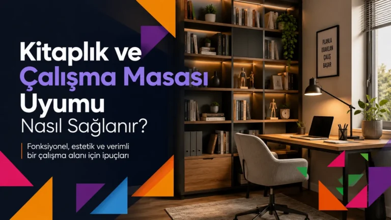 Kitaplık ve Çalışma Masası Uyumu Nasıl Sağlanır?